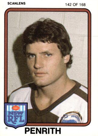 1981 Scanlens Common Card - Base 142 Craig McMahon Penrith Panthers