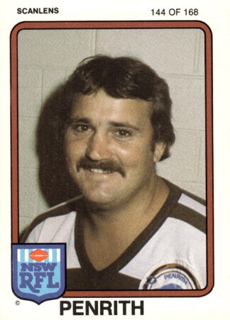 1981 Scanlens Common Card - Base 144 Darryl Brohman Penrith Panthers