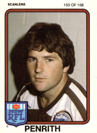 1981 Scanlens Common Card - Base 150 Royce Simmons Penrith Panthers