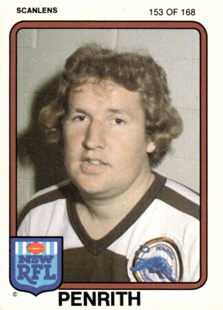 1981 Scanlens Common Card - Base 153 Graeme Jennings Penrith Panthers