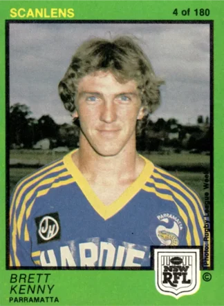 1982 Scanlens Common Card - Base 004 Brett Kenny Parramatta Eels
