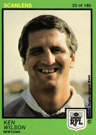 1982 Scanlens Common Card - Base 022 Ken Wilson Newtown Jets