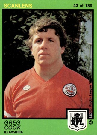 1982 Scanlens Common Card - Base 043 Greg Cook Illawarra Steelers