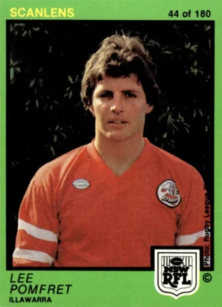 1982 Scanlens Common Card - Base 044 Lee Pomfret Illawarra Steelers
