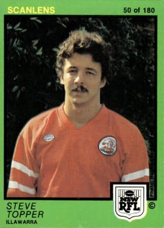 1982 Scanlens Common Card - Base 050 Steve Topper Illawarra Steelers