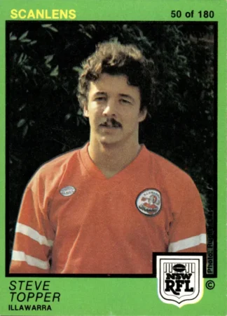 1982 Scanlens Common Card - Base 050 Steve Topper Illawarra Steelers