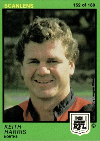 1982 Scanlens Common Card - Base 152 Keith Harris North Sydney Bears