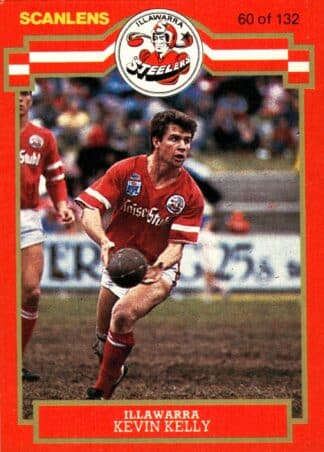 1986 Scanlens Common Card - Base 060 Kevin Kelly Illawarra Steelers