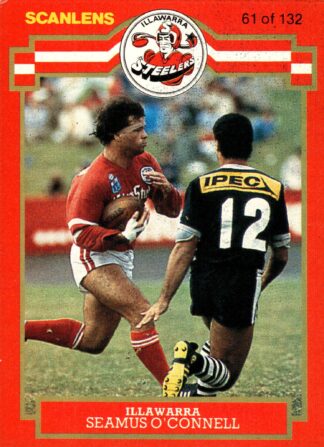 1986 Scanlens Common Card - Base 061 Seamus O'Connell Illawarra Steelers