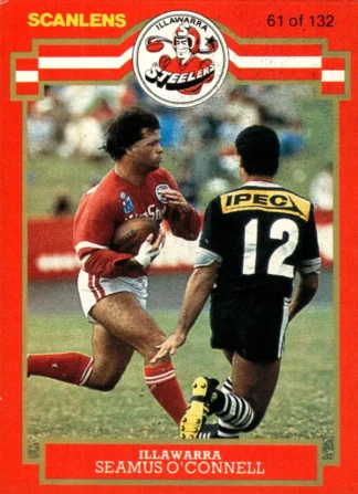 1986 Scanlens Common Card - Base 061 Seamus O'Connell Illawarra Steelers