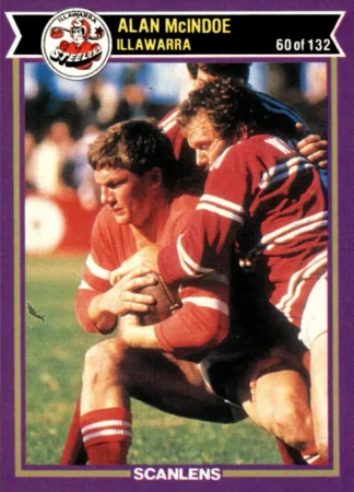 1987 Scanlens Common Card - Base 060 Alan McIndoe Illawarra Steelers