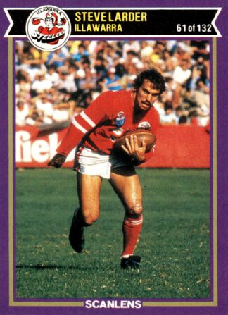 1987 Scanlens Common Card - Base 061 Steve Larder Illawarra Steelers