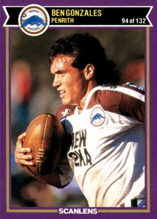 1987 Scanlens Common Card - Base 094 Ben Gonzales Penrith Panthers