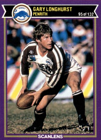 1987 Scanlens Common Card - Base 095 Gary Longhurst Penrith Panthers