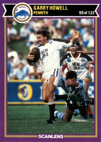 1987 Scanlens Common Card - Base 099 Garry Howell Penrith Panthers