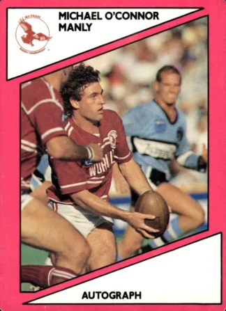 1988 Scanlens Common Card - Base 003 Michael O'Connor Manly Sea Eagles