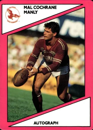 1988 Scanlens Common Card - Base 006 Mal Cochrane Manly Sea Eagles