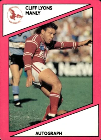 1988 Scanlens Common Card - Base 007 Cliff Lyons Manly Sea Eagles