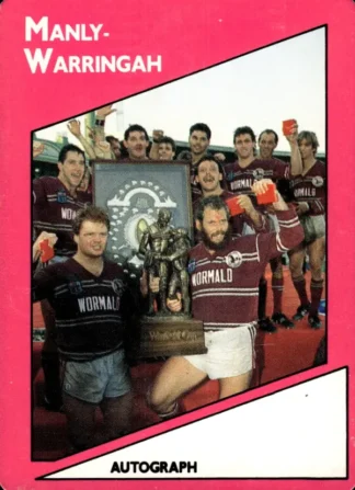 1988 Scanlens Common Card - Base 010 Premiers Manly Sea Eagles