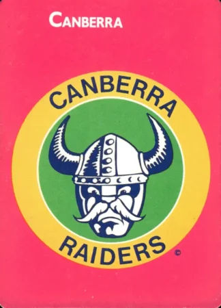 1988 Scanlens Common Card - Base 011 Logo Canberra Raiders