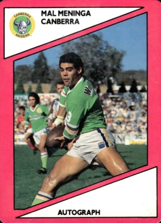 1988 Scanlens Common Card - Base 015 Mal Meninga Canberra Raiders