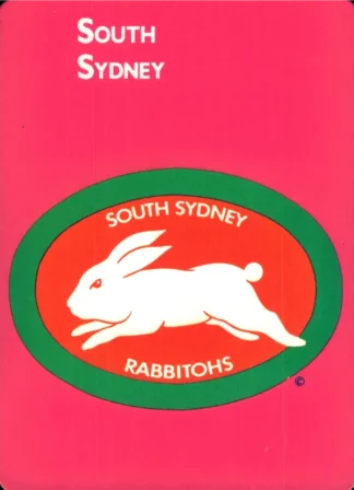 1988 Scanlens Common Card - Base 028 Logo South Sydney Rabbitohs
