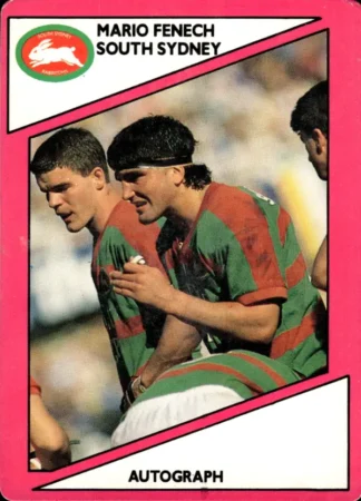 1988 Scanlens Common Card - Base 029 Mario Fenech South Sydney Rabbitohs