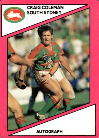 1988 Scanlens Common Card - Base 030 Craig Coleman South Sydney Rabbitohs