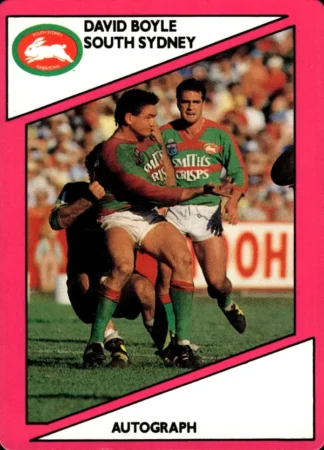 1988 Scanlens Common Card - Base 032 David Boyle South Sydney Rabbitohs
