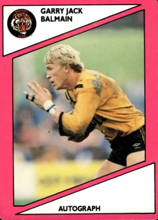 1988 Scanlens Common Card - Base 040 Garry Jack Balmain Tigers