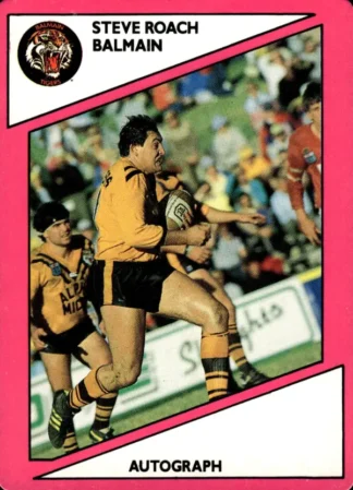 1988 Scanlens Common Card - Base 041 Steve Roach Balmain Tigers