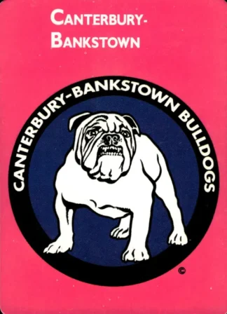 1988 Scanlens Common Card - Base 046 Logo Canterbury Bulldogs