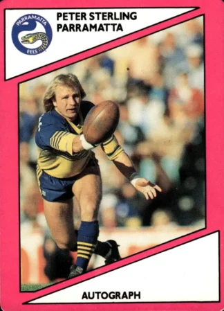 1988 Scanlens Common Card - Base 056 Peter Sterling Parramatta Eels
