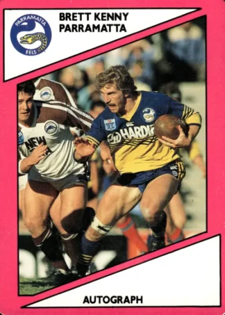 1988 Scanlens Common Card - Base 057 Brett Kenny Parramatta Eels