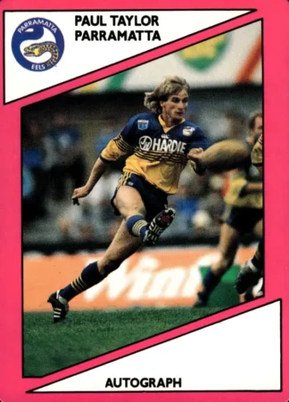1988 Scanlens Common Card - Base 058 Paul Taylor Parramatta Eels
