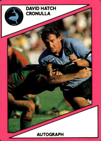 1988 Scanlens Common Card - Base 064 David Hatch Cronulla Sharks