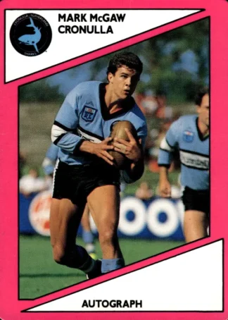 1988 Scanlens Common Card - Base 067 Mark McGaw Cronulla Sharks