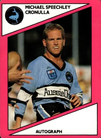 1988 Scanlens Common Card - Base 068 Michael Speechley Cronulla Sharks
