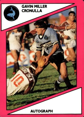 1988 Scanlens Common Card - Base 071 Gavin Miller Cronulla Sharks