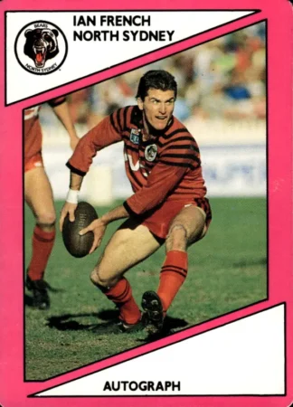 1988 Scanlens Common Card - Base 085 Ian French North Sydney Bears