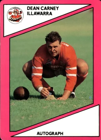 1988 Scanlens Common Card - Base 091 Dean Carney Illawarra Steelers