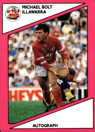 1988 Scanlens Common Card - Base 092 Michael Bolt Illawarra Steelers