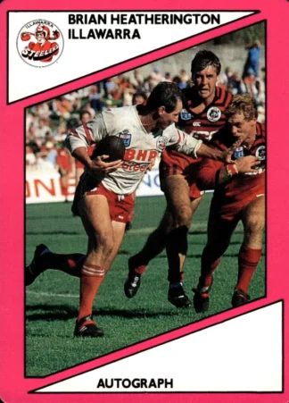 1988 Scanlens Common Card - Base 093 Brian Heatherington Illawarra Steelers