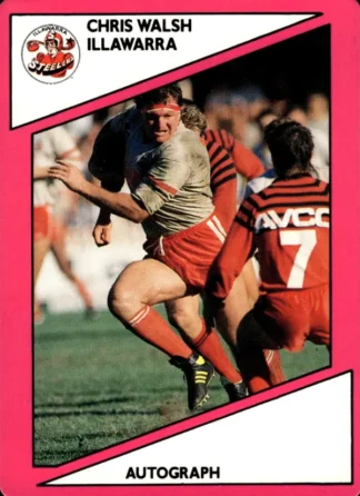 1988 Scanlens Common Card - Base 094 Chris Walsh Illawarra Steelers