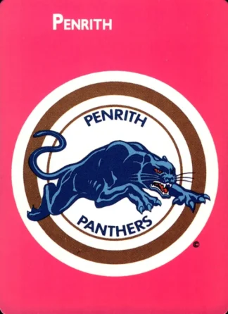 1988 Scanlens Common Card - Base 097 Logo Penrith Panthers