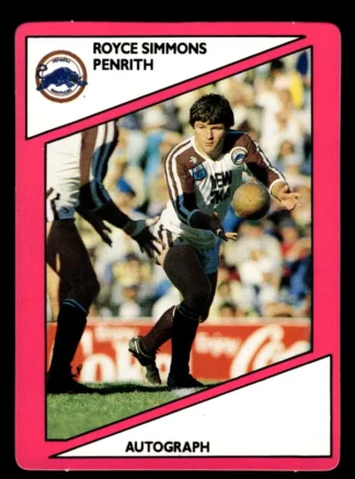1988 Scanlens Common Card - Base 099 Royce Simmons Penrith Panthers