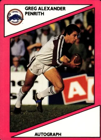 1988 Scanlens Common Card - Base 101 Greg Alexander Penrith Panthers