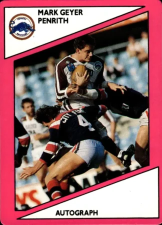 1988 Scanlens Common Card - Base 102 Mark Geyer Penrith Panthers