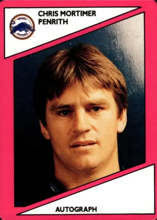 1988 Scanlens Common Card - Base 105 Chris Mortimer Penrith Panthers