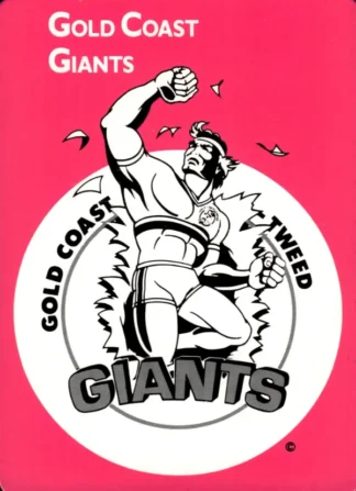 1988 Scanlens Common Card - Base 119 Logo Gold Coast Giants